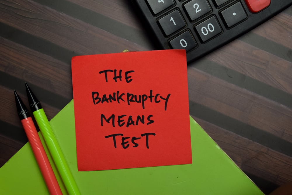 Bankruptcy Means Test